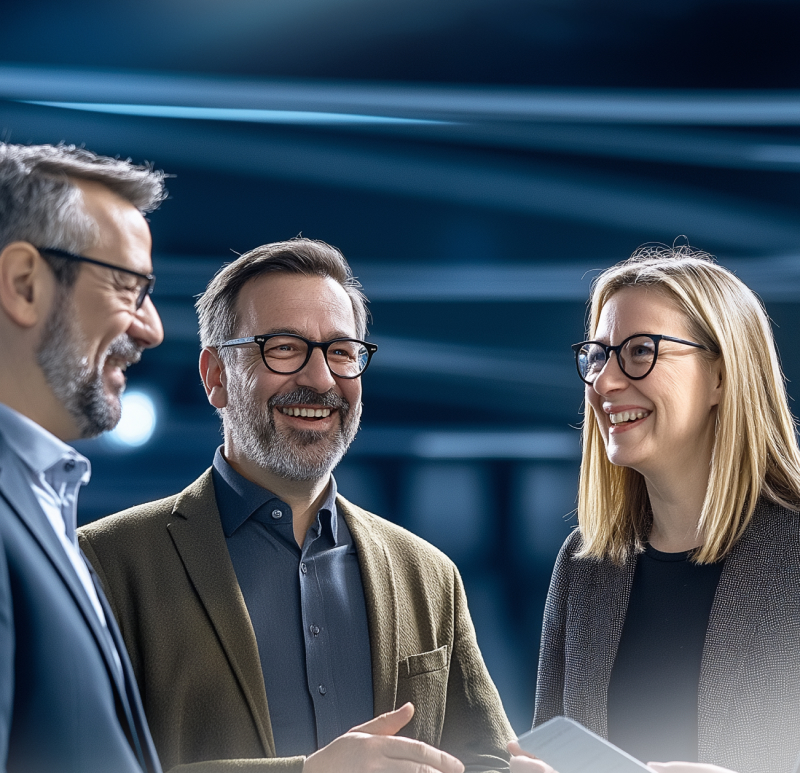 Personen im Gespräch